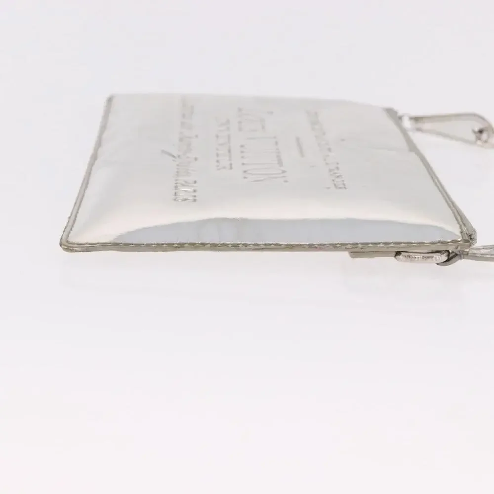 Louis Vuitton Monogram Miroir Pochette Platt Accessory Pouch Silver